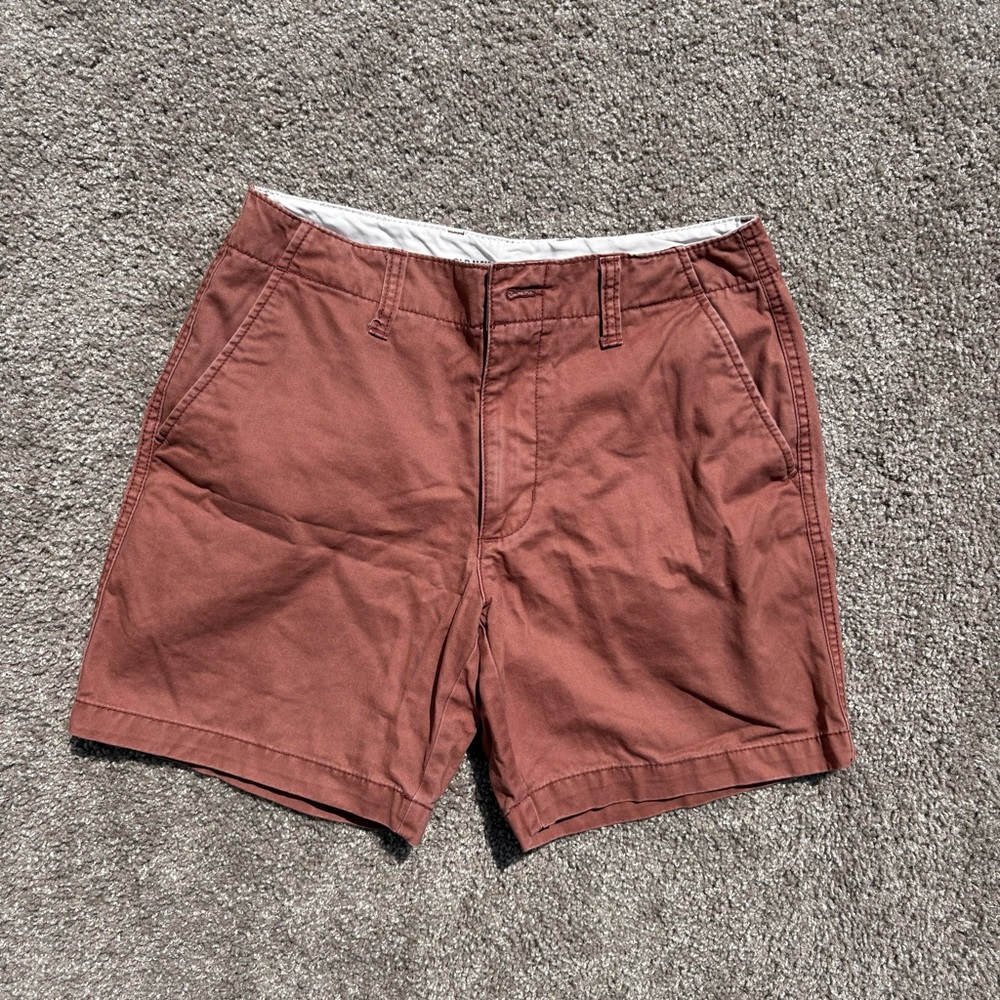 Old Navy Men's Rust Flat Front Shorts